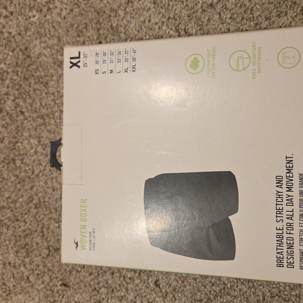 hollister|pack of 5 woven boxers|xl - Picture 3 of 5